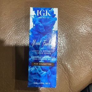 - New igk mixed feelings leave in toning drops for brunettes